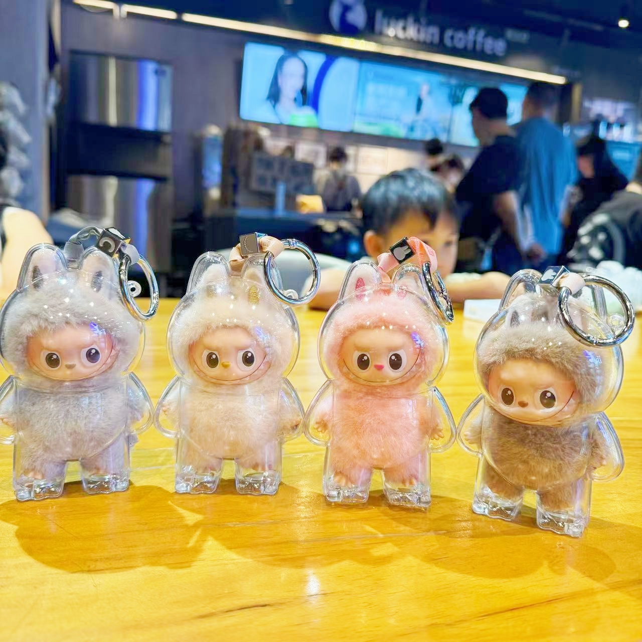 四代MINI保护罩硬壳娃衣套MONSTERS心底密码4代透明亚克力保护壳