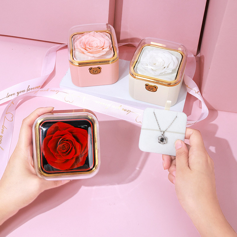 2026新款惊喜玫瑰礼盒送女朋友礼物礼盒创意惊喜首饰盒项链戒指盒,饰品/流行首饰/时尚饰品新,首饰盒,淘宝优惠券,粉丝福利购,淘宝优惠卷