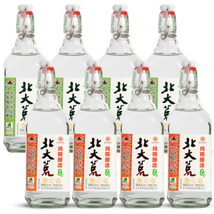 北大荒哈尔滨国标企标随机发货纯粮酿造绵柔高度浓香东北光瓶白酒