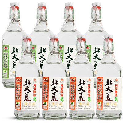 北大荒高度纯粮造白酒光瓶实惠装