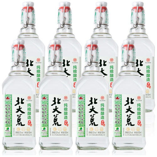 北大荒500ML52度光瓶白酒实惠