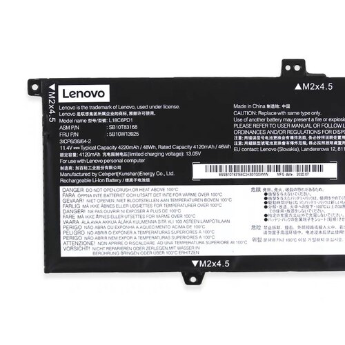 适用联想 X13 GEN1 X390 X395 L18M6PD1 L18L6PD1 L18C6PD1电池