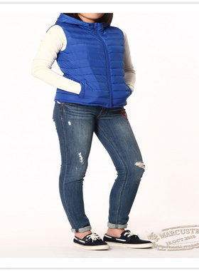 rtw连帽轻薄羽绒衣马甲女2025年秋冬季修身休闲时尚精致防风63754