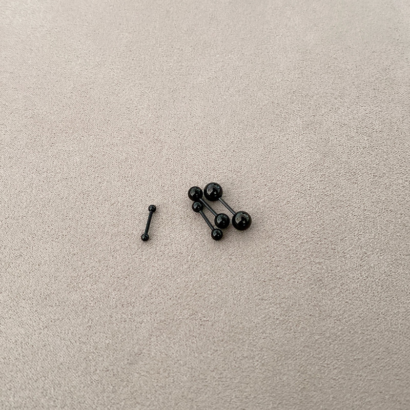免摘钛钢螺丝针欧美中性耳骨钉