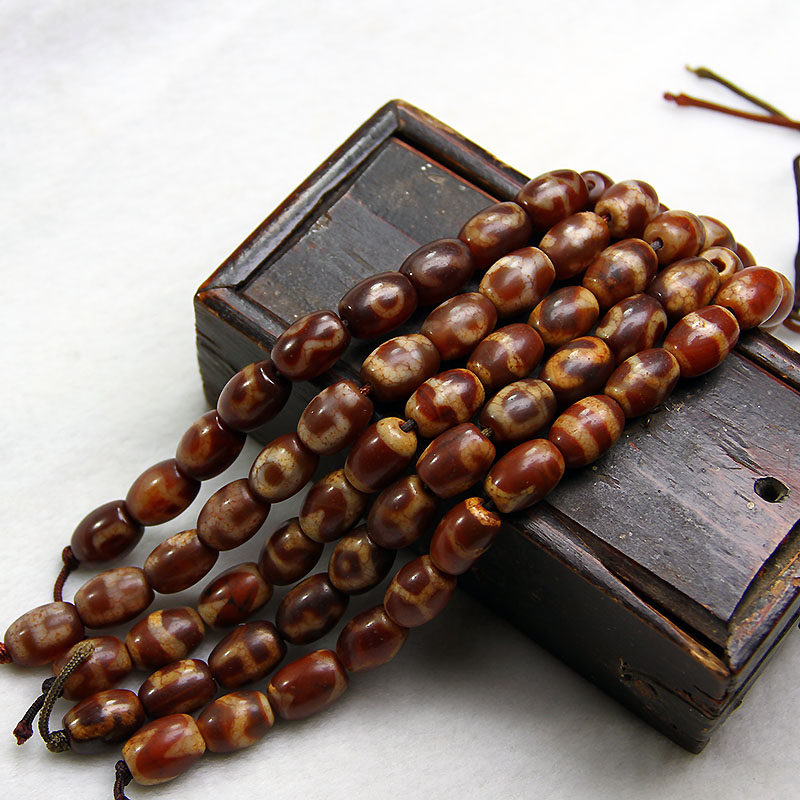 西藏红玉髓玛瑙宝源真老矿红肉天珠配散单珠DIY饰品手串链二眼