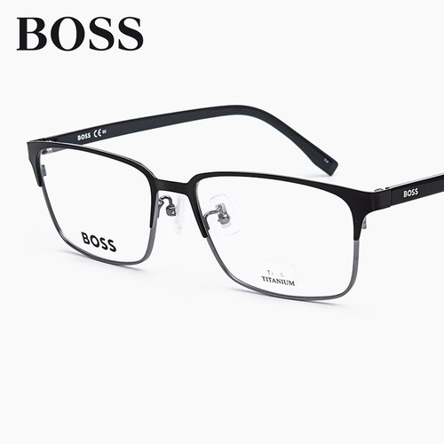 BOSS超轻钛男士商务眼镜架