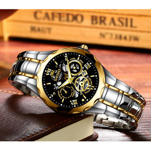 腕表气质男表 全自动石英表防水夜光日历商务男士 2026新款 手表男款