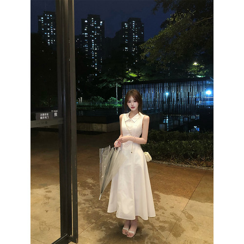 【瑞茜】 韩女公式3.0 夏季韩版日常百搭设计连衣裙 R66911H