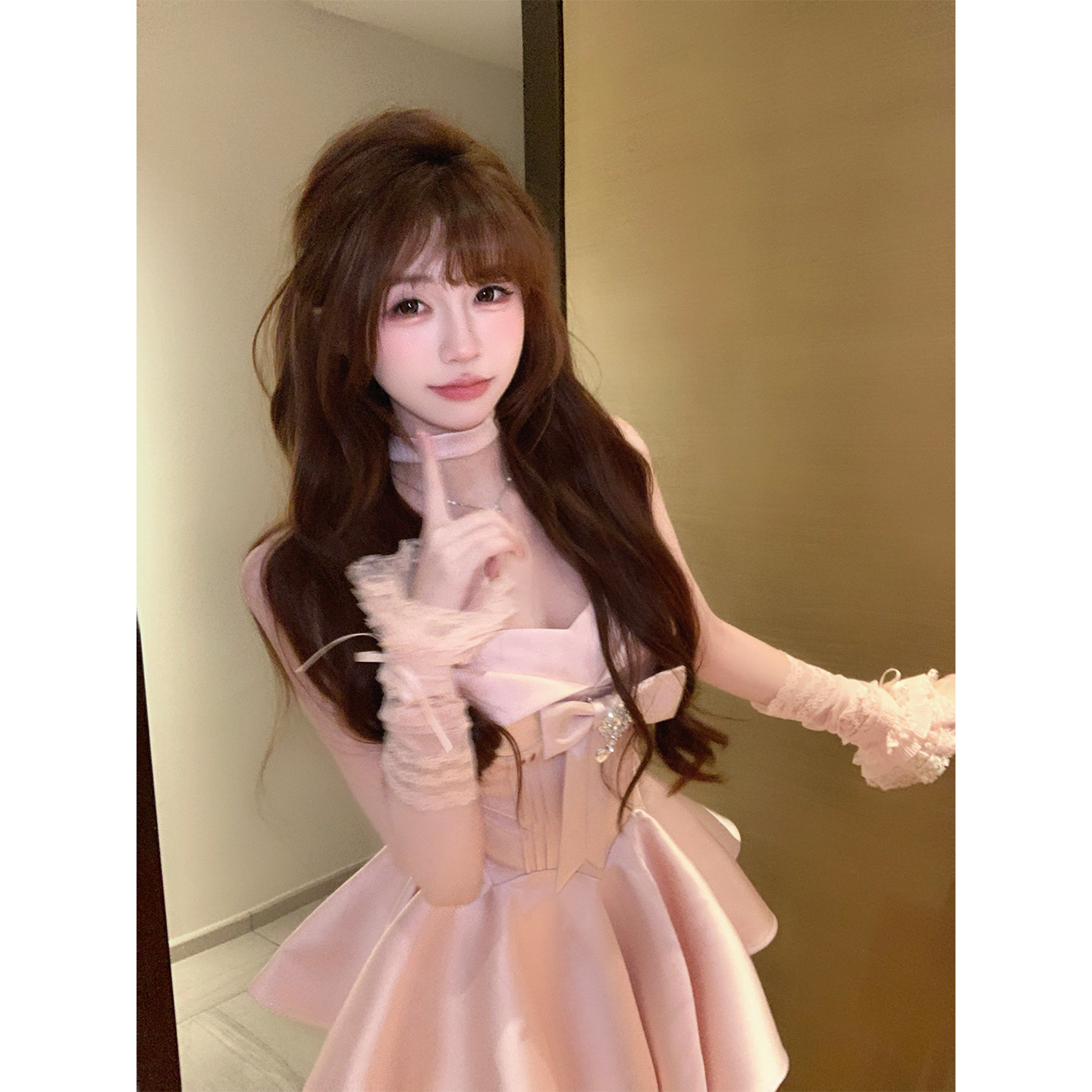 瑞茜无人区玫瑰早春甜辣风套装原创设计时尚毛呢外套219元淘宝在售