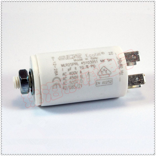 进口意大利 1uF 500V ICAR 电机运行启动电容 MLR25PRL45103051