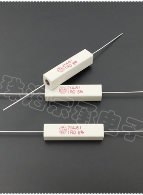 进口葡萄牙 1R 10W VITROHM 214-8 1欧 陶瓷 线绕电阻 VTM 1Ω 5%