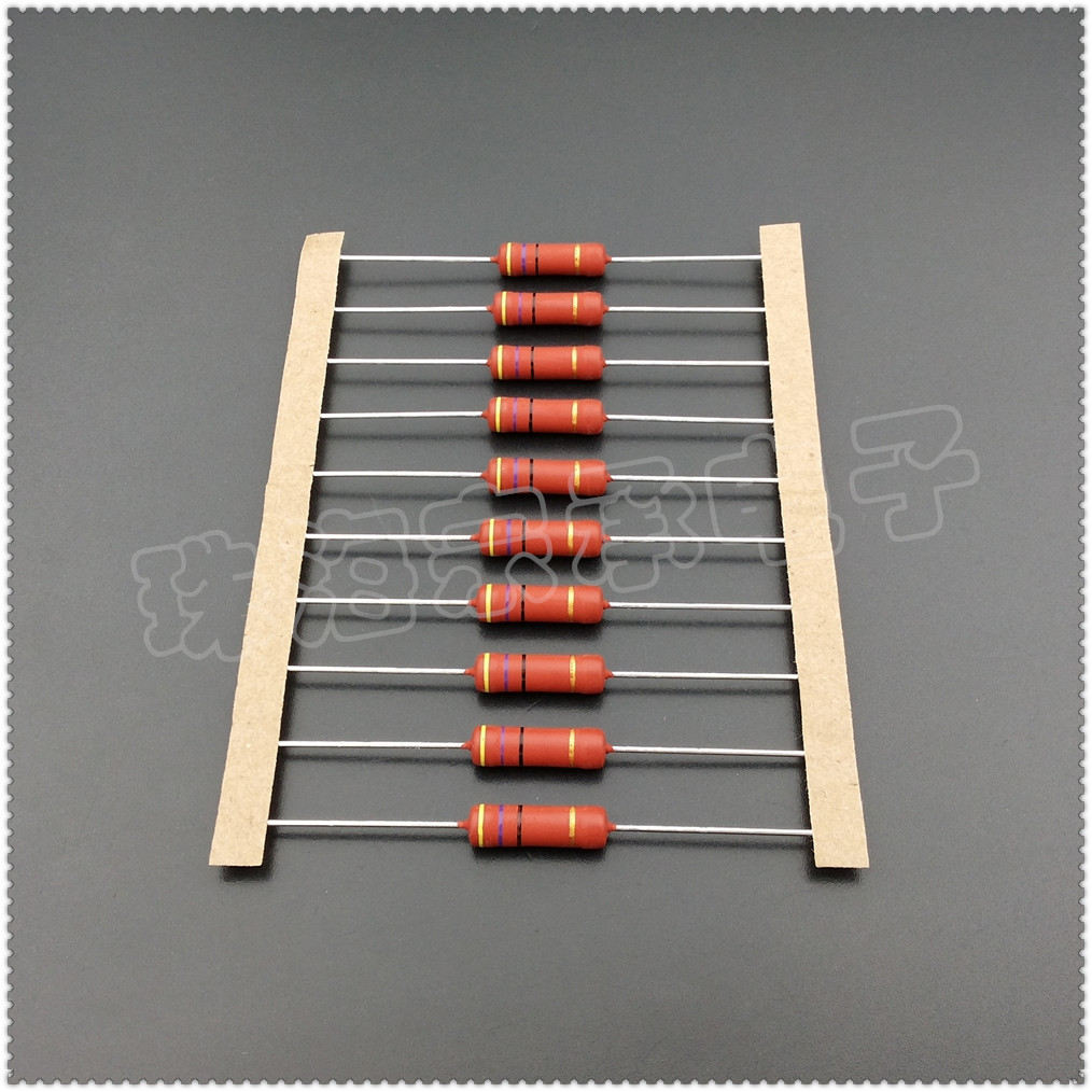 进口印度 47r 3w vishay威世 pr03 47欧 金属膜电阻器