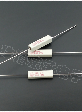 进口葡萄牙 0.33R 5W VITROHM 208-8 陶瓷线绕电阻 VTM 0.33欧