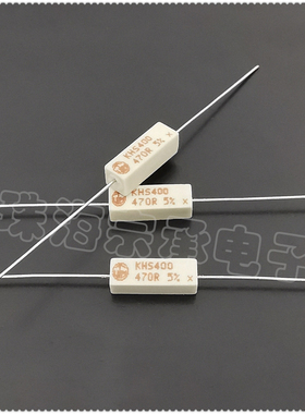 进口葡萄牙 470欧 4W VITROHM/VTM KHS400 470R 陶瓷线绕电阻器