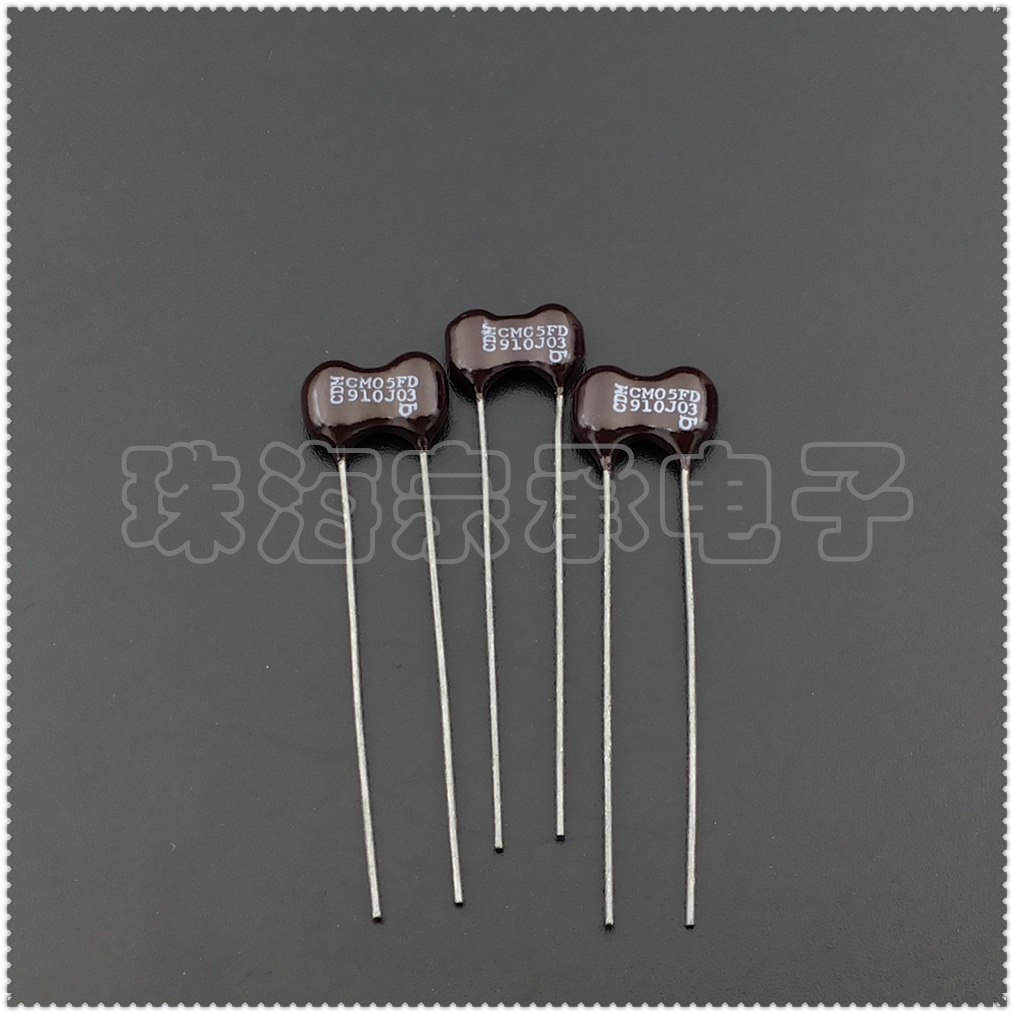 进口墨西哥 91pF 500V CDM 云母电容器