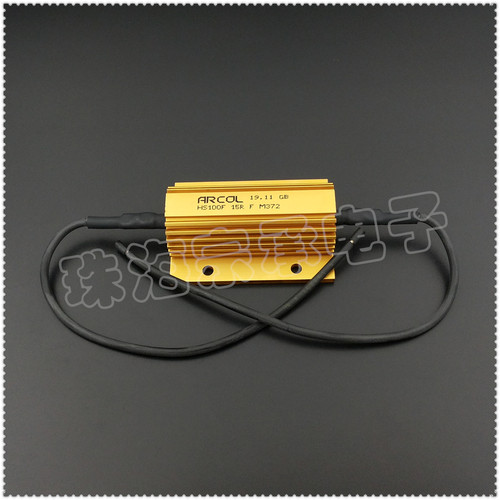 进口英国 15欧 100W ARCOL HS100F 15R F M372 带线铝壳线绕电阻
