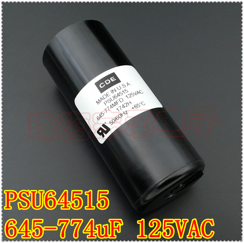 CDE电容器645-774uF125VAC