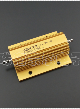 进口英国 100欧 100W ARCOL HS100 100R J 铝壳线绕电阻器