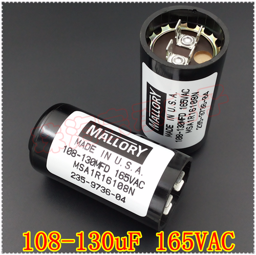 108-130uF165VAC电容器MALLORY