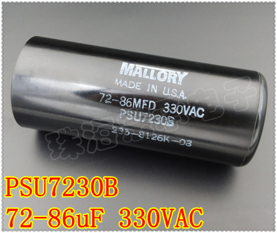 MALLORY电容器72-86uF330VAC