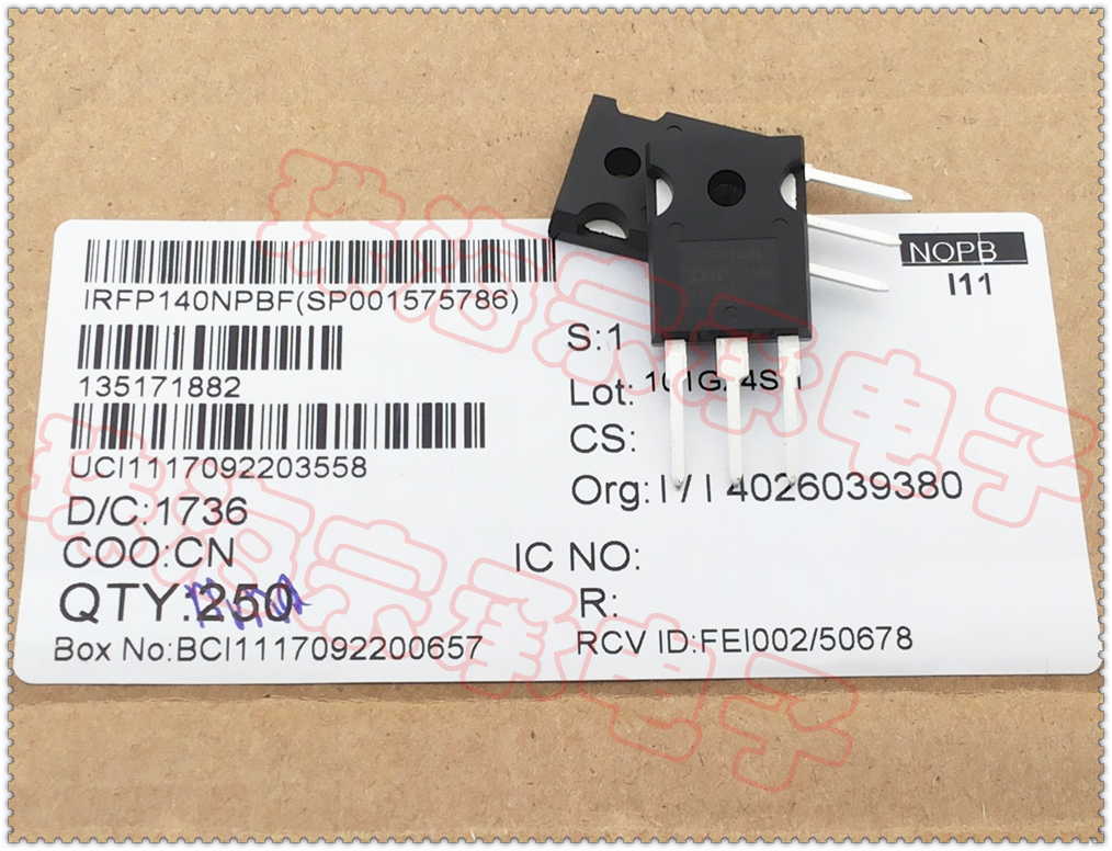 IRFP140NPBF TO-247-3 Infineon英飞凌 场效应管