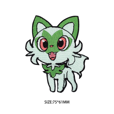 宝可梦御三家刺绣补丁贴魔术贴