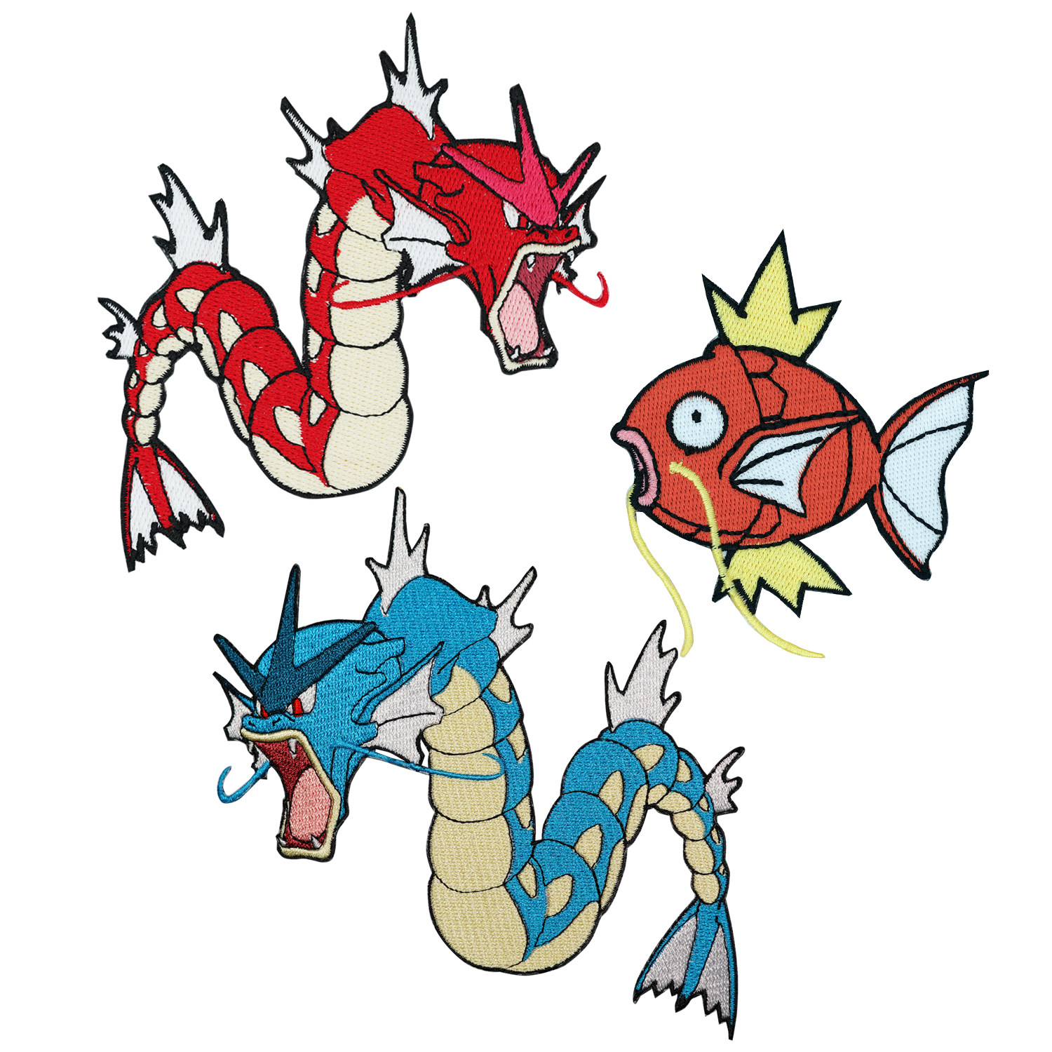 宝可梦刺绣缝补丁贴鲤鱼王暴鲤龙卡通衣服装饰贴背胶布贴,居家布艺,布贴,淘宝优惠券,粉丝福利购,淘宝优惠卷