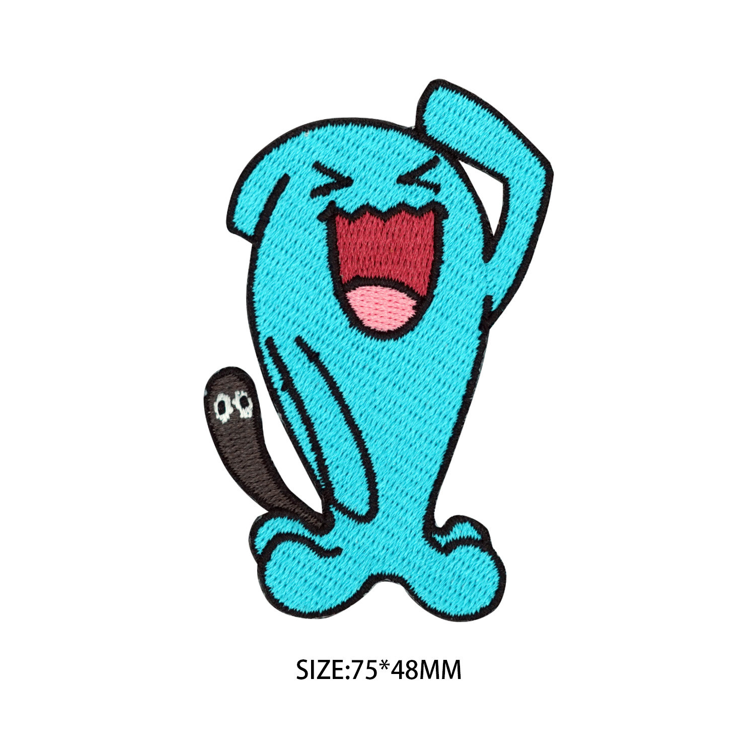 果然翁 宝可梦儿童牛仔裤布贴卡通刺绣精致可缝可烫 背胶魔术贴