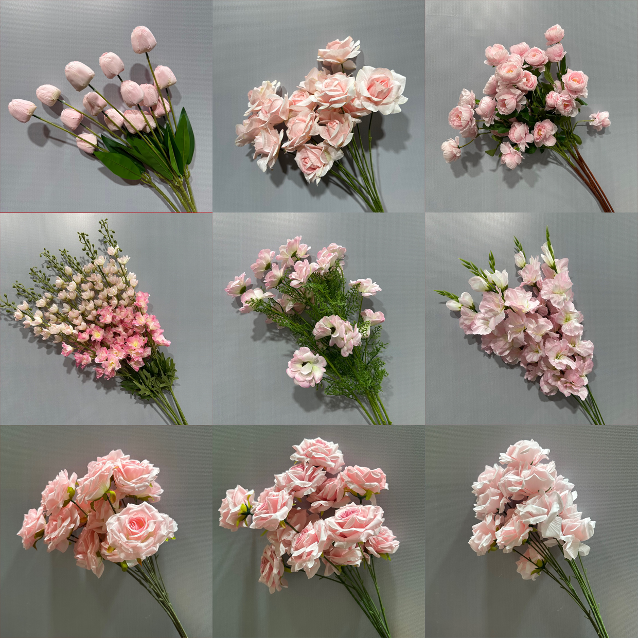 粉色仿真花花艺绣球绢花