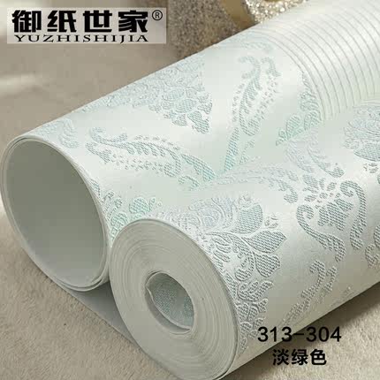 御纸世家 现代简约欧式无纺布墙纸 卧室客厅电视背景墙竖条纹壁纸