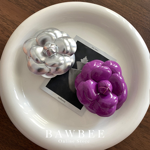 BAWBEE 小香风立体定型山茶花多功能胸针高级多色 绝美 博主推荐