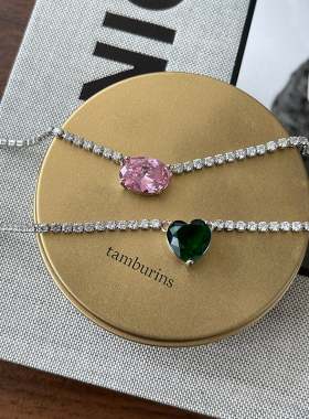 仙女高级感项链锆石女