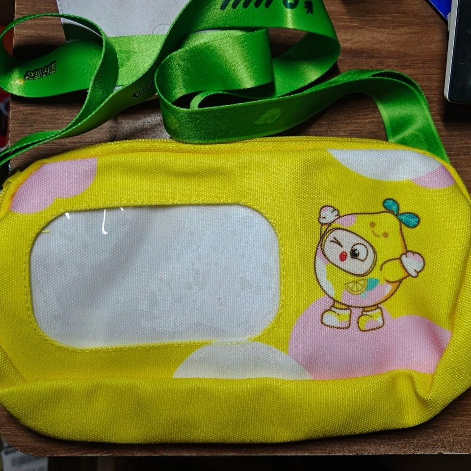 蛋仔派对绿箭联名儿童痛包腰包斜挎包双层卡通高颜值零食包