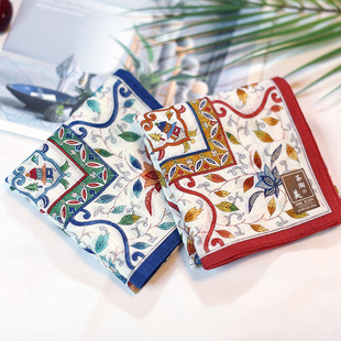 日本制和音 女士手帕 手绢 纯棉吸汗柔软随身携带伴手礼周涛同款