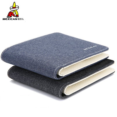 稻草人帆布钱包潮流简约