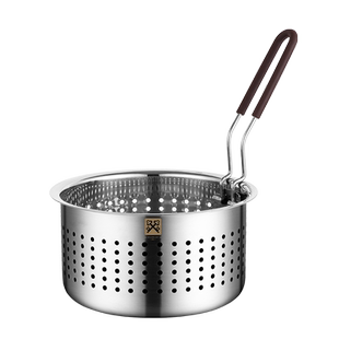 金钥匙304不锈钢炸篮油炸漏网篮煮面捞面漏勺炸筐炸油锅烫过滤网