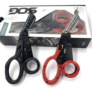 索格SOG新品战术多功能组合医疗剪刀户外野营求生折叠刀工具刀EDC