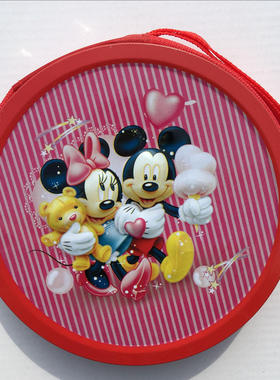 包邮马口铁 卡通cd包光盘包车用创意光碟包24片DVD盒可爱光盘盒