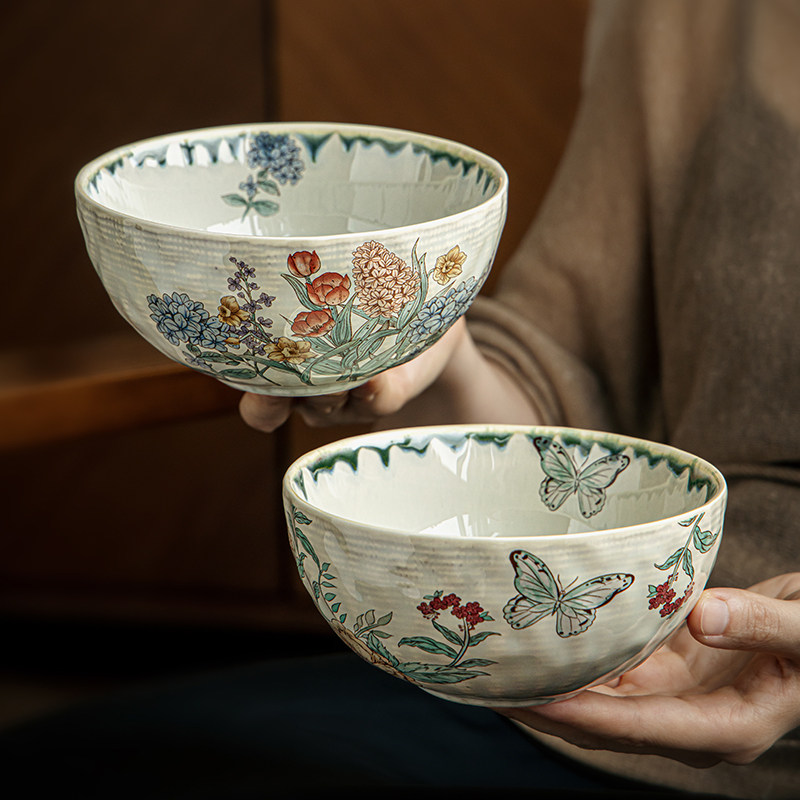 巷子尾〖复古brunch碗〗2026新款高颜值面碗陶瓷碗饭碗大号早餐碗图片
