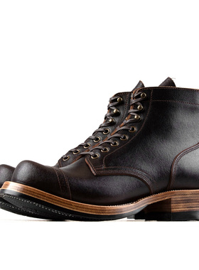 Miner Boots-Black Waxed Flesh Chromexcel-xbxs®boots factory