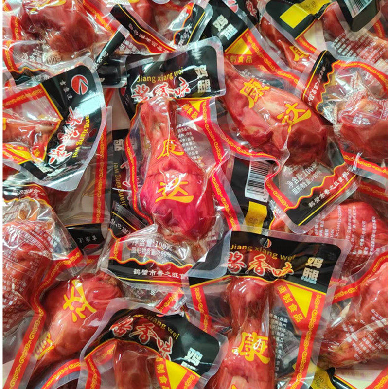 乡巴佬风味鸡腿100g盐焗奥尔良鸡腿零食真空鸡翅肉类熟食卤味盐焗
