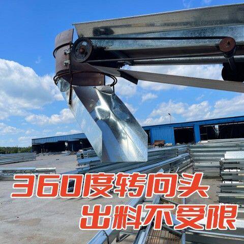 转向头360度旋转无死角出料更方便玉米上棒机用不带漆 玉米上棒机