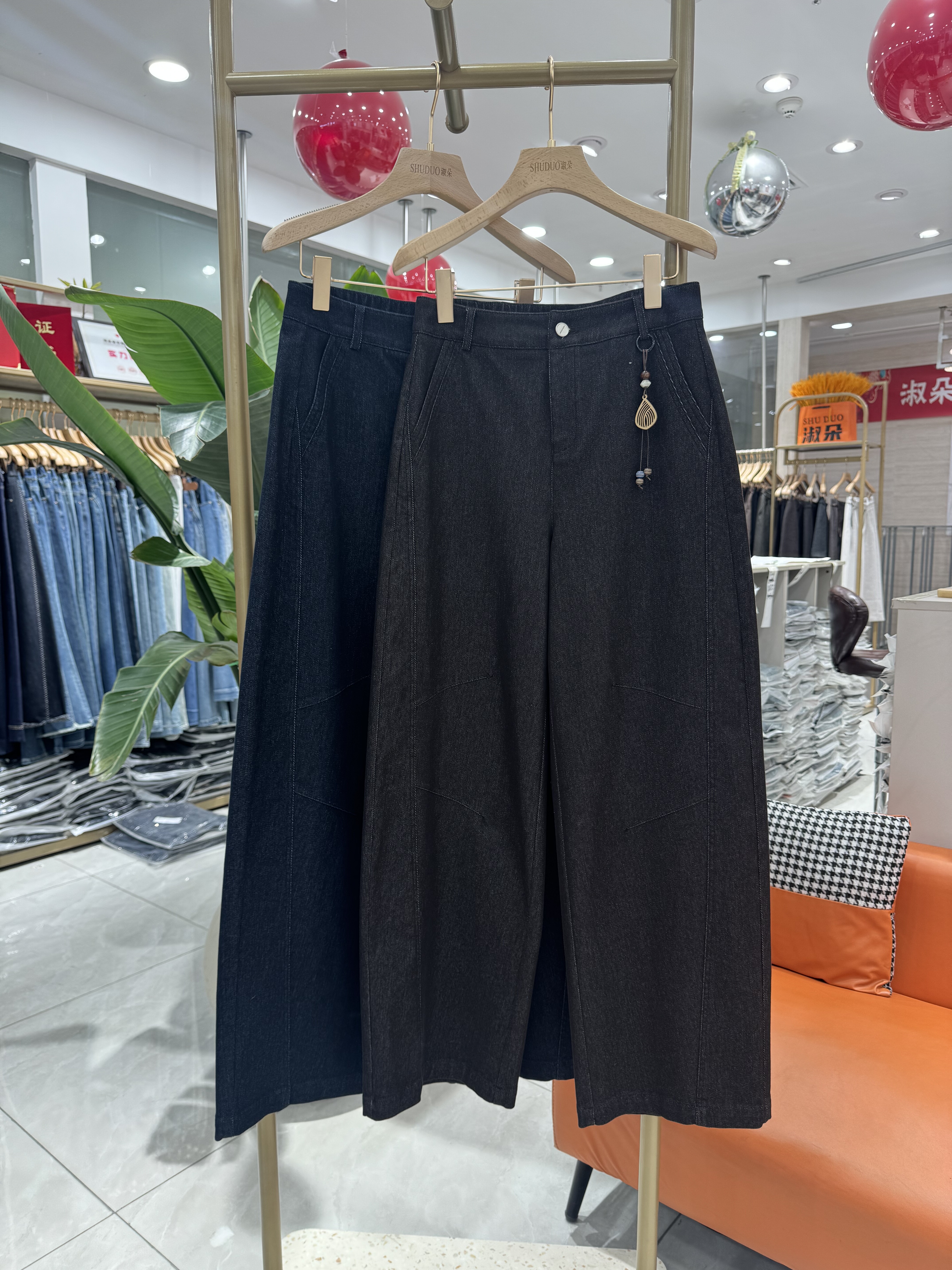 2026春新款裤朵26009女宽松系带阔腿梧桐裤子休闲显瘦百搭弹力潮,女装/女士精品,休闲裤,淘宝优惠券,粉丝福利购,淘宝优惠卷