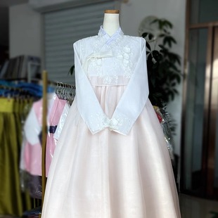 朝鲜族儿童民俗服装演出韩服舞台服女孩