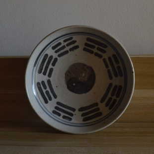 复古明晚期风格 仿古瓷器 手绘青花瓷碟 茶碟 小盘子 古董古玩