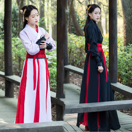 边城浪子武侠客写真交领飘逸古装
