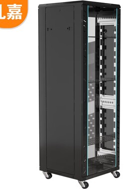 礼嘉 豪华款 2米42U网络机柜19英寸2000*600*600 黑色 LJ-H86142