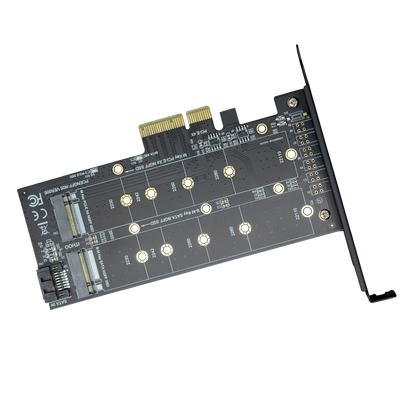 礼嘉 PCIE3.0X4转M2转接卡 NVME/SATA双协议 NGFF M2转PCI-E转换卡