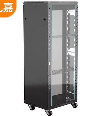 礼嘉 豪华款 1.8米37U网络机柜19英寸1800*600*600 黑色LJ-H86137
