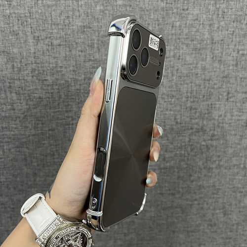 适用iphone17promaxCD纹手机壳